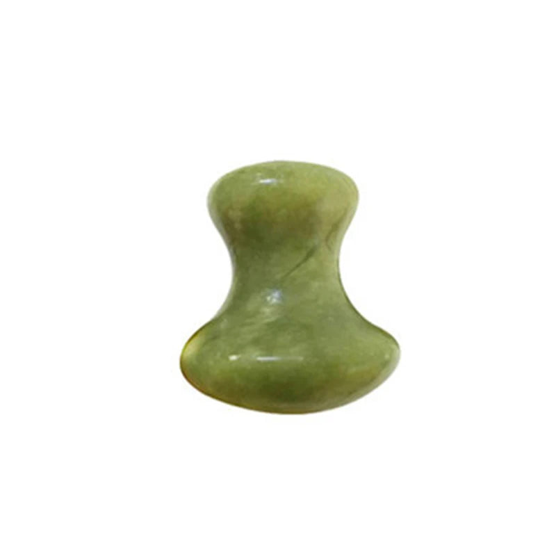 Natural Green Xiuyu Gua Sha Board Jade Stone Massager For SPA Acupuncture Body Scraping Gouache Scraper Facial Beauty Tool